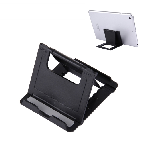 

Universal Foldable Mini Phone Holder Stand, Size: 8.3 x 7.1 x 0.7 cm, For iPhone, Samsung, Huawei, Xiaomi, HTC and Other Smartphone, Tablets(Black)