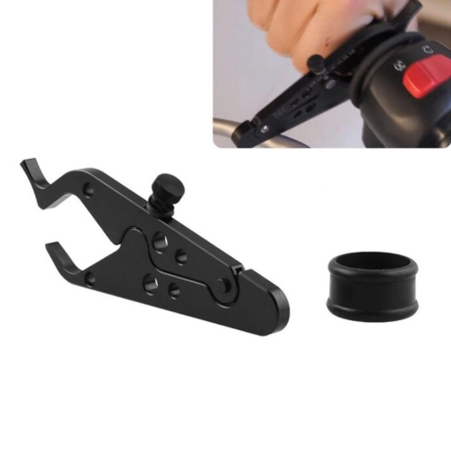 

MB-OT312-BK Universal Motorcycle Modified Aluminum Throttle Control Clip Auxiliary Handle Fixed Clip Set