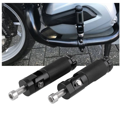 

MB-BF006-BK 2 PCS Universal Motorcycle Motor Bike Folding Footrests Footpegs Foot Rests Pegs Rear Pedals Set