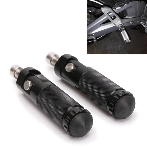 

Speedpark 1 Pair Universal Folding Footrests Footpegs Foot Rests Pegs Rear Pedals Set 8mm Install Bolts (Black)