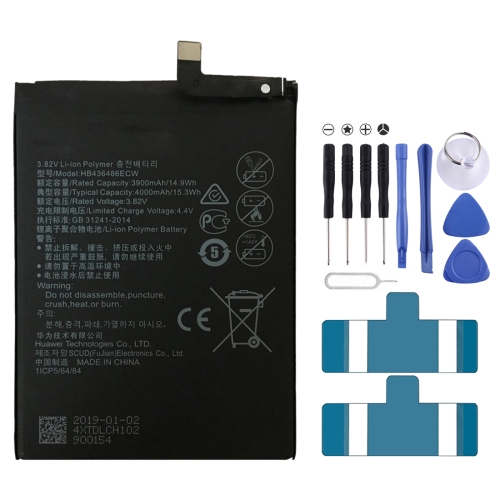 

HB436486ECW Li-ion Polymer Battery for Huawei Mate 10 / Mate 10 Pro / Mate 10 Lite / P20 Pro / P30 Pro