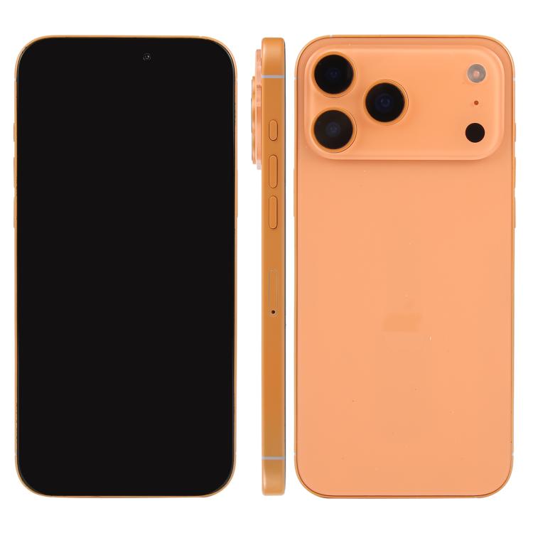 

For iPhone 17 Pro Max Black Screen Non-Working Fake Dummy Display Model (Orange)