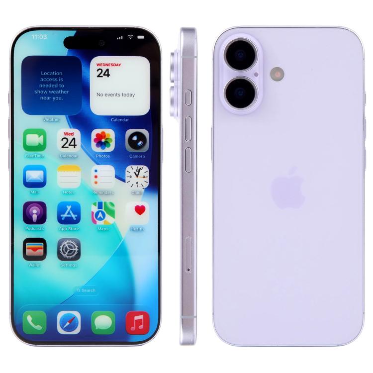 

For iPhone 17 Color Screen Non-Working Fake Dummy Display Model (Purple)