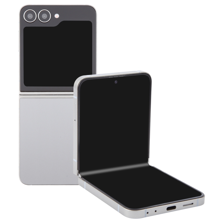 

For Samsung Galaxy Z Flip6 Black Screen Non-Working Fake Dummy Display Model (Silver)