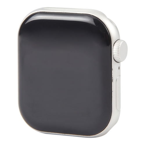 

For Apple Watch Series 10 42mm Black Screen Non-Working Fake Dummy Display Model, For Photographing Watch-strap, No Watchband (Silver)