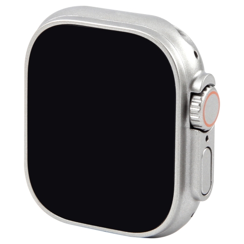 

For Apple Watch Ultra 2 49mm Black Screen Non-Working Fake Dummy Display Model, For Photographing Watch-strap, No Watchband (Silver)