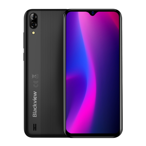 

[HK Warehouse] Blackview A60, 2GB+16GB, Dual Rear Cameras, 4080mAh Battery, 6.1 inch Android 8.1 GO MTK6580A Quad Core up to 1.3GHz, Network: 3G, Dual SIM(Black)