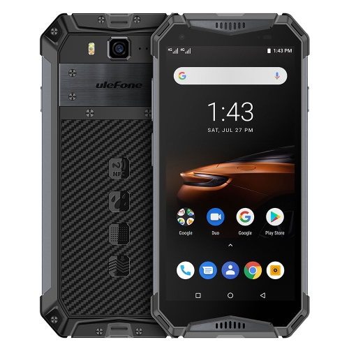 

[HK Warehouse] Ulefone Armor 3W Rugged Phone, Dual 4G, 6GB+64GB, IP68/IP69K Waterproof Dustproof Shockproof, Face ID & Fingerprint Identification, 10300mAh Battery, 5.7 inch Android 9.0 MKT Helio P70 Octa-core 64-bit up to 2.1GHz, Network: 4G, Dual VoLTE,