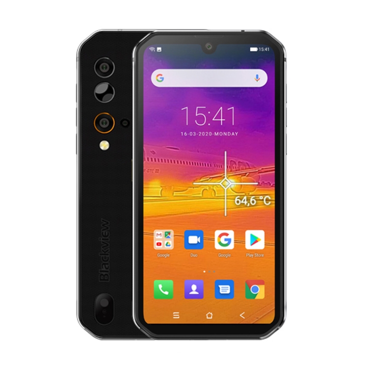 

[HK Warehouse] Blackview BV9900 Pro, 48MP Camera, 8GB+128GB, FLIR Thermal Imager, IP68/IP69K Waterproof Dustproof Shockproof, Triple Rear Cameras, 4380mAh Battery, Side-mounted Fingerprint Identification, 5.84 inch Android 9.0 MT6779V Helio P90 Octa Core 