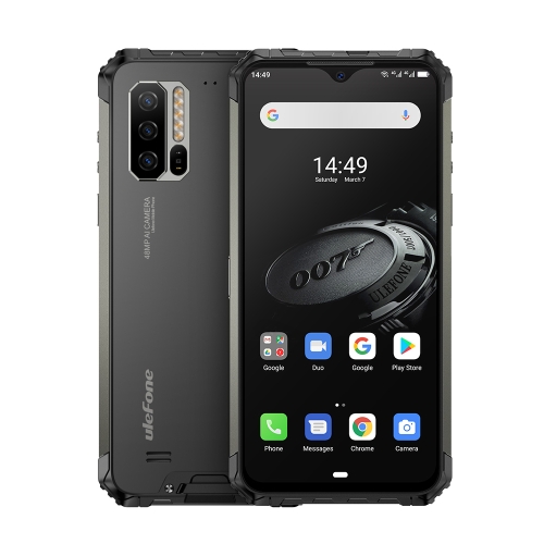 

[HK Warehouse] Ulefone Armor 7E Rugged Phone, 4GB+128GB, Triple Back Cameras, IP68/IP69K Waterproof Dustproof Shockproof, Face ID & Fingerprint Identification, 5500mAh Battery, 6.3 inch Android 9.0 Helio P90 MTK6779 Octa-core 64-bit up to 2.2GHz, Network:
