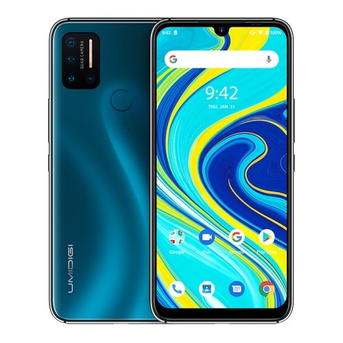 

[HK Warehouse] UMIDIGI A7 Pro, 4GB+64GB, Quad Back Cameras, 4150mAh Battery, Face ID & Fingerprint Identification, 6.3 inch Android 10 Mediatek Helio P23 Octa Core up to 2.0GHz, Network: 4G, OTG(Blue)