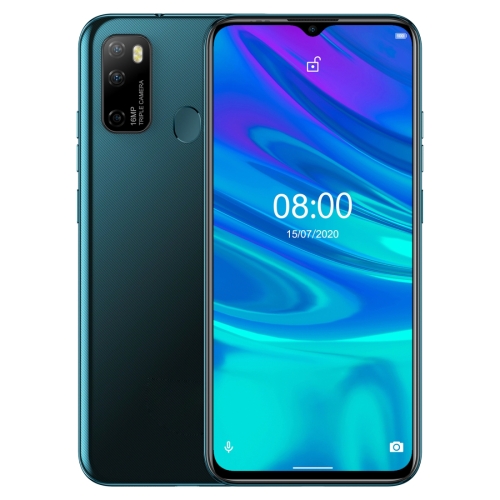 

[HK Warehouse] Ulefone Note 9P, 4GB+64GB, Triple Rear Cameras, Face ID & Fingerprint Identification, 4500mAh Battery, 6.52 inch Drop-notch Android 10.0 MKT6762V/WD Octa-core 64-bit up to 1.8GHz, Network: 4G, Dual SIM(Green)