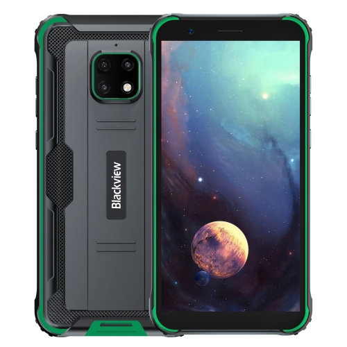 

[HK Warehouse] Blackview BV4900 Rugged Phone, 3GB+32GB, IP68 Waterproof Dustproof Shockproof, Face Unlock, 5580mAh Battery, 5.7 inch Android 10.0 MTK6761V/WE Quad Core up to 2.0GHz, Network: 4G, NFC, OTG, Dual SIM(Green)