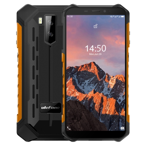 

[HK Warehouse] Ulefone Armor X5 Pro Rugged Phone, 4GB+64GB, IP68/IP69K Waterproof Dustproof Shockproof, Dual Back Cameras, Face Identification, 5000mAh Battery, 5.5 inch Android 11 MTK6762V/WD Octa Core 64-bit up to 1.8GHz, OTG, NFC, Network: 4G(Orange)