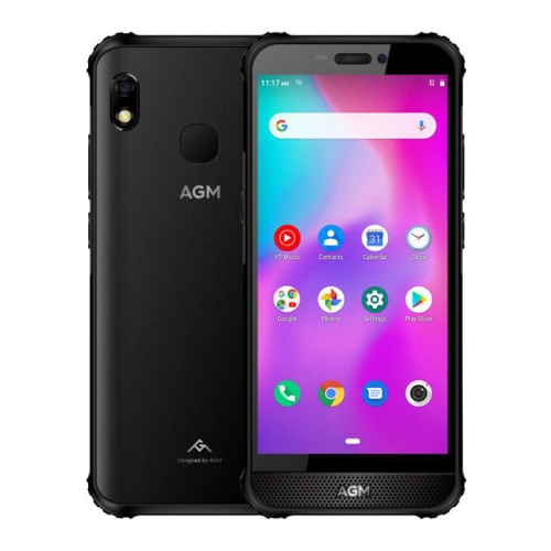 

[HK Warehouse] AGM A10 Rugged Phone, 4GB+64GB, IP68 Waterproof Dustproof Shockproof, Fingerprint Identification, 4400mAh Battery, 5.7 inch Android 9.0 Unisoc ums312 (T310) Quad Core up 2.0GHz, Network: 4G, NFC (Black)