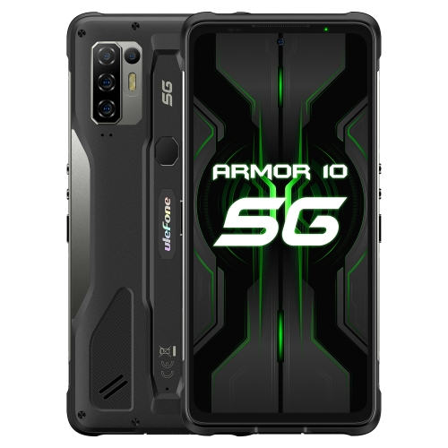 

[HK Warehouse] Ulefone Armor 10 5G Rugged Phone, 8GB+128GB, Quad Back Cameras, IP68/IP69K Waterproof Dustproof Shockproof, Face ID & Fingerprint Identification, 5800mAh Battery, 6.67 inch Android 10.0 MTK6873 Dimensity 800 Octa Core up to 2.0GHz, Network: