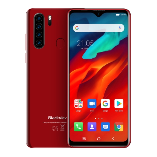

[HK Warehouse] Blackview A80 Plus, 4GB+64GB, Face ID & Fingerprint Identification, 4680mAh Battery, 6.49 inch Android 10.0 MTK6762V/WD Octa Core up to 1.8GHz, Network: 4G, Dual SIM, NFC, OTG(Red)