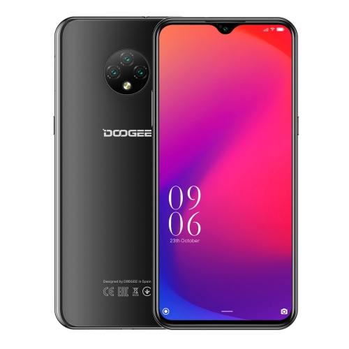 

[HK Warehouse] DOOGEE X95 Pro, 4GB+32GB, Triple Back Cameras, 4350mAh Battery, Face ID Identification, 6.52 inch Water-drop Screen Android 10 MTK6761V/WE Helio A20 Quad Core up to 1.8GHz, Network: 4G, OTG, Dual SIM(Black)