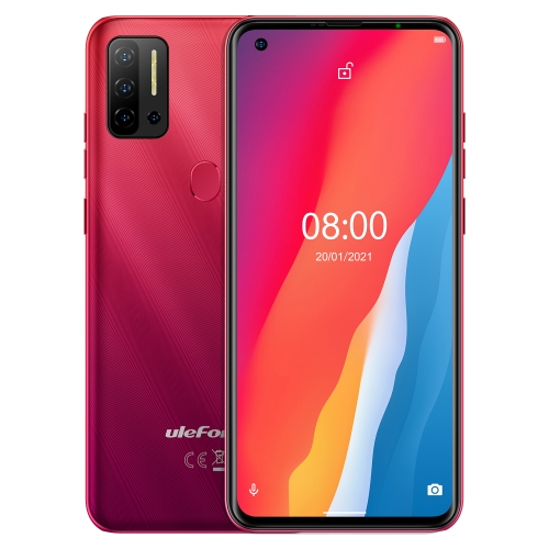 

[HK Warehouse] Ulefone Note 11P, 8GB+128GB, Quad Back Cameras, 4400mAh Battery, Face ID & Fingerprint Identification, 6.55 inch Android 11 MTK Helio P60 Octa Core up to 2.0GHz, Network: 4G, Dual SIM, OTG(Red)