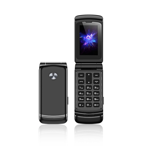 ULCOOL F1 Super Mini Flip Phone, 1.08 inch, MTK6261D, Support Bluetooth,  Anti-lost, GSM(Black)