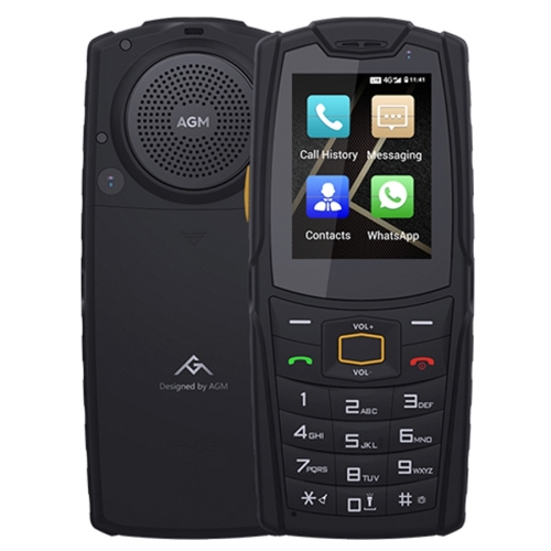 

[HK Warehouse] AGM M7 Rugged Phone, 1GB+8GB, US Version, IP68 Waterproof Dustproof Shockproof, 2500mAh Battery, 2.4 inch Android 8.1 MT6739V/CW, Network: 4G, BT, WiFi, Dual SIM(Black)