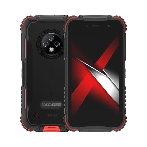 

[HK Warehouse] DOOGEE S35 Rugged Phone, 2GB+16GB, IP68/IP69K Waterproof Dustproof Shockproof, MIL-STD-810G, 4350mAh Battery, Triple Back Cameras, Face Identification, 5.0 inch Android 10 MTK6737V/WA Quad Core up to 1.25GHz, Network: 4G, OTG(Red)