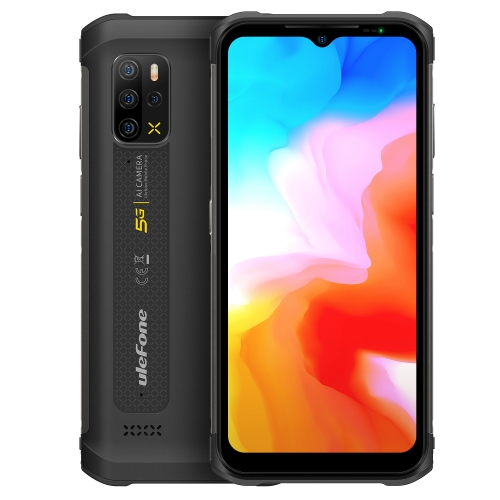 

[HK Warehouse] Ulefone Armor 12 5G Rugged Phone, 8GB+128GB, Quad Back Cameras, IP68/IP69K Waterproof Dustproof Shockproof, Face ID & Side Fingerprint Identification, 5180mAh Battery, 6.52 inch Android 11 MTK6833 Dimensity 700 Octa Core up to 2.2GHz, Netwo