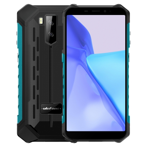 

[HK Warehouse] Ulefone Armor X9 Pro Rugged Phone, 4GB+64GB, IP68/IP69K Waterproof Dustproof Shockproof, Dual Back Cameras, Face Unlock, 5.5 inch Android 11 MT6762V/WD Helio A25 Octa Core 12nm up to 1.8GHz, 5000mAh Battery, Network: 4G, OTG, NFC(Green)