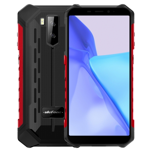 

[HK Warehouse] Ulefone Armor X9 Pro Rugged Phone, 4GB+64GB, IP68/IP69K Waterproof Dustproof Shockproof, Dual Back Cameras, Face Unlock, 5.5 inch Android 11 MT6762V/WD Helio A25 Octa Core 12nm up to 1.8GHz, 5000mAh Battery, Network: 4G, OTG, NFC(Red)