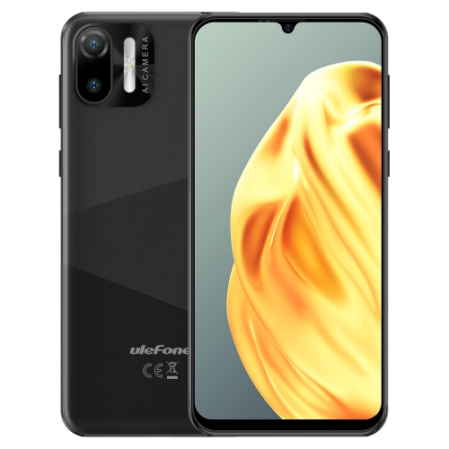 

[HK Warehouse] Ulefone Note 6, 1GB+32GB, Face ID Identification, 6.1 inch Android 11 GO SC7731E Quad-core up to 1.3GHz, Network: 3G, Dual SIM(Black)