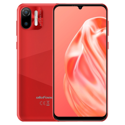 

[HK Warehouse] Ulefone Note 6, 1GB+32GB, Face ID Identification, 6.1 inch Android 11 GO SC7731E Quad-core up to 1.3GHz, Network: 3G, Dual SIM(Red)
