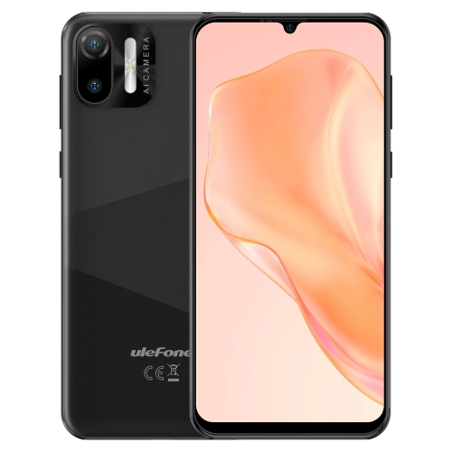 

[HK Warehouse] Ulefone Note 6P, 2GB+32GB, Face ID Identification, 6.1 inch Android 11 GO SC9863A Octa-core up to 1.6GHz, Network: 4G, Dual SIM(Black)