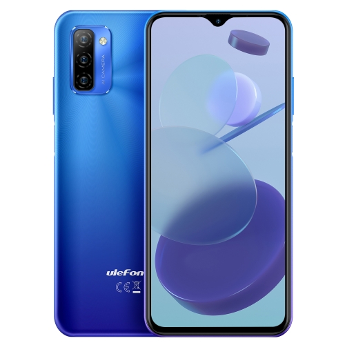 

[HK Warehouse] Ulefone Note 12P, 4GB+64GB, Triple Back Cameras, 7700mAh Battery, Face ID & Fingerprint Identification, 6.82 inch Android 11 SC9863A Octa Core up to 1.6GHz, Network: 4G, Dual SIM, OTG(Blue)