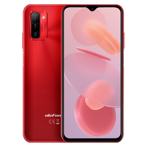 

[HK Warehouse] Ulefone Note 12P, 4GB+64GB, Triple Back Cameras, 7700mAh Battery, Face ID & Fingerprint Identification, 6.82 inch Android 11 SC9863A Octa Core up to 1.6GHz, Network: 4G, Dual SIM, OTG(Red)