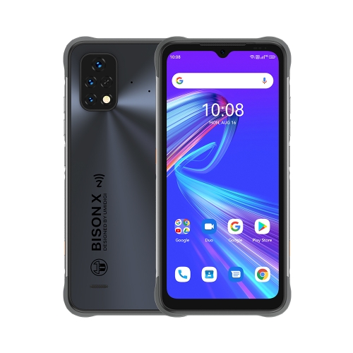 [HK Warehouse] UMIDIGI BISON X10S NFC Rugged Phone, 4GB+64GB, IP68/IP69K Waterproof Dustproof Shockproof, Triple Back Cameras, 6150mAh Battery, Face ID & Side Fingerprint Identification, 6.53 inch Android 11 UMS312 T310 Quad Core up to 2.0GHz, OTG,  PTT/S