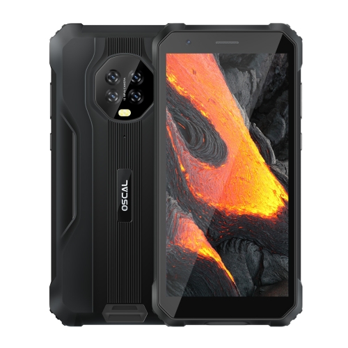 

[HK Warehouse] Blackview OSCAL S60 Pro Rugged Phone, 4GB+32GB, IP68/IP69K Waterproof Dustproof Shockproof, 5.7 inch Android 11.0 MTK6762V/WD Octa Core up to 1.8GHz, OTG, NFC, Network: 4G(Black)