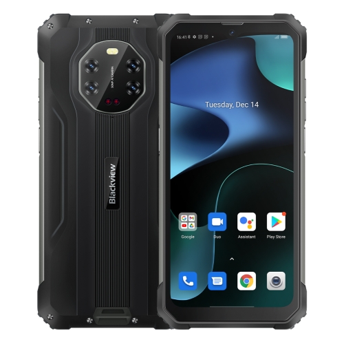 [HK Warehouse] Blackview BV8800 Rugged Phone, IR Night Vision Camera, 8GB+128GB, Triple Back Cameras, IP68/IP69K/MIL-STD-810G Waterproof Dustproof Shockproof, 8380mAh Battery,  6.58 inch Android 11.0 MTK6781 Helio G96 Octa Core up to 2.05GHz, OTG, NFC,Net