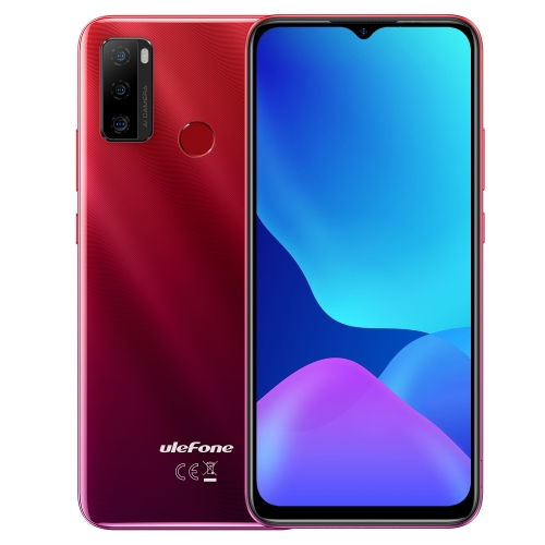 

[HK Warehouse] Ulefone Note 10P, 3GB+128GB, Triple Back Cameras, 5500mAh Battery, Face ID & Fingerprint Identification, 6.52 inch Android 11 Unisoc Tiger T310 Quad Core up to 2.0GHz, Network: 4G, Dual SIM, OTG(Red)