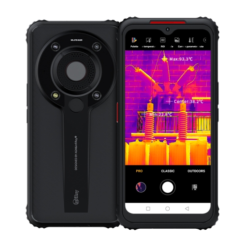 InfiRay PX1 5G Rugged Phone, Night Vision Thermal Imaging Camera, 8GB+256GB, Quad Back Cameras, Waterproof Dustproof Shockproof, Fingerprint Identification, 5500mAh Battery, 6.53 inch Android 11 Qualcomm Snapdragon 480 5G Octa Core 8nm up to 2.0GHz, Netwo