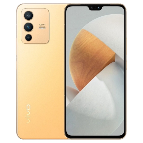 

vivo S12 5G, 108MP Camera, 8GB+128GB, Triple Back Cameras, Srceen Fingerprint Identification, 4200mAh Battery, 6.44 inch Android 11.0 OriginOS Ocean MediaTek Dimensity 1100 Octa Core up to 2.6GHz, OTG, NFC, Network: 5G(Gold)