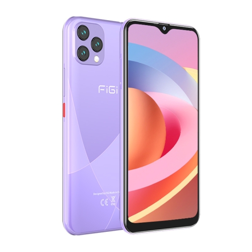 

FIGI Note 1C, 4GB+32GB, Triple Back Cameras, 4500mAh Battery, Face ID & Fingerprint Identification, 6.6 inch Android 11 MTK6771 Helio P60 Octa Core up to 2.0GHz, Network: 4G, OTG, Dual SIM, EU Plug(Purple)