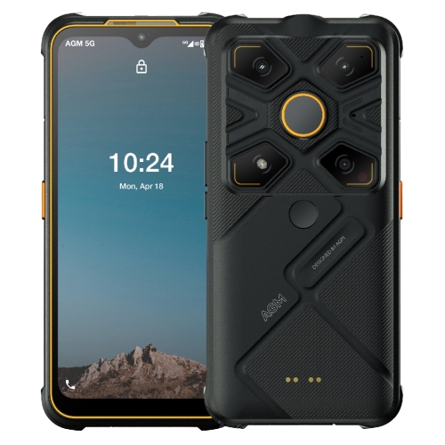 

[HK Warehouse] AGM Glory G1S EU Version 5G Rugged Phone, Night Vision Camera + Thermal Imaging Camera, 8GB+128GB, Triple Back Cameras, Fingerprint Identification, 5500mAh Battery, 6.53 inch Android 11 Qualcomm Snapdragon 480 5G Octa Core 8nm up to 2.0GHz,