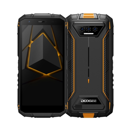 

[HK Warehouse] DOOGEE S41T Rugged Phone, 4GB+32GB, IP68/IP69K Waterproof Dustproof Shockproof, Triple AI Back Cameras, 6300mAh Battery, 5.5 inch Android 12.0 MediaTek Helio A22 Quad Core, Network: 4G, NFC (Orange)