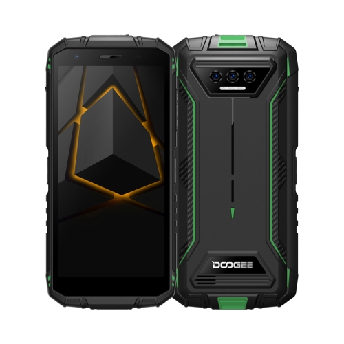 

[HK Warehouse] DOOGEE S41 Pro Rugged Phone, 4GB+32GB, IP68/IP69K Waterproof Dustproof Shockproof, Triple AI Back Cameras, 6300mAh Battery, 5.5 inch Android 12.0 MediaTek Helio A22 Quad Core, Network: 4G, NFC (Green)