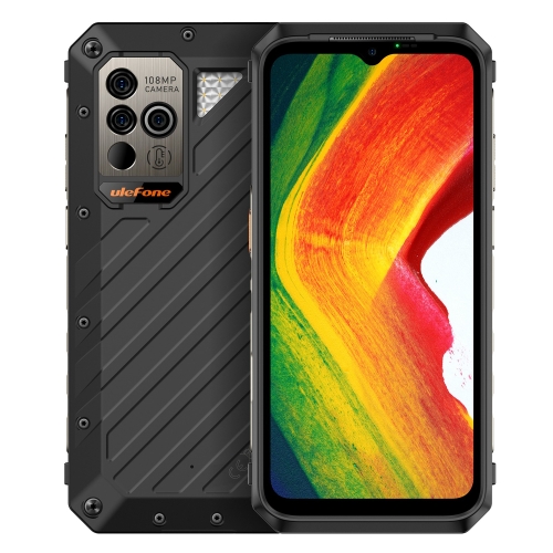 

[HK Warehouse] Ulefone Power Armor 18 5G Rugged Phone,Non-contact Infrared Thermometer, 108MP Camera, 12GB+256GB, Triple Back Cameras, IP68/IP69K Waterproof Dustproof Shockproof, Side Fingerprint Identification, 6.58 inch Android 12 MediaTek Dimensity 900