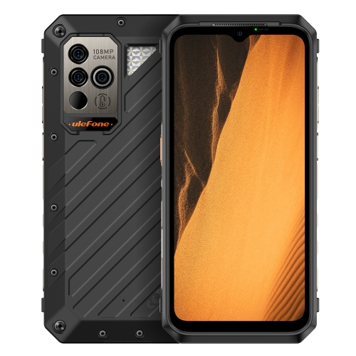 

[HK Warehouse] Ulefone Power Armor 19 Rugged Phone, Non-contact Infrared Thermometer, 108MP Camera, 12GB+256GB, Triple Back Cameras, 9600mAh Battery, IP68/IP69K Waterproof Dustproof Shockproof, Side Fingerprint Identification, 6.58 inch Android 12 MediaTe