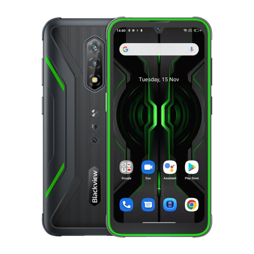 

[HK Warehouse] Blackview BV5200 Pro Rugged Phone, 4GB+64GB, IP68/IP69K/MIL-STD-810H, Face Unlock, 5180mAh Battery, 6.1 inch Android 12 MTK6765 Helio G35 Octa Core up to 2.3GHz, Network: 4G, NFC, OTG, Dual SIM(Green)