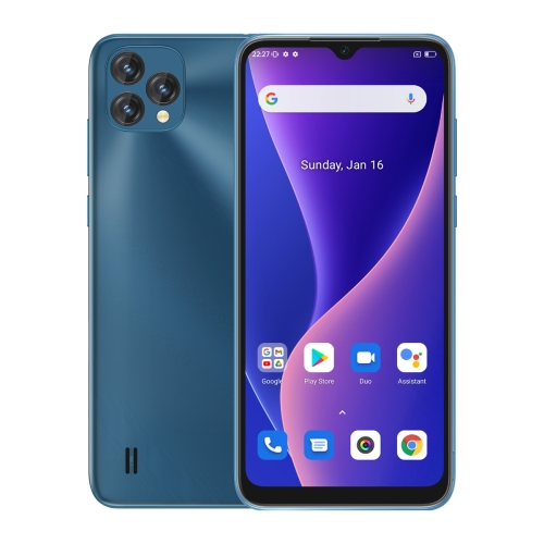 [HK Warehouse] Blackview OSCAL C60, 4GB+32GB, Face Identification, 6.528 inch Android 11 MediaTek Helio A22 MTK6761V Quad Core up to 2.0GHz, Network: 4G, Dual SIM(Blue)