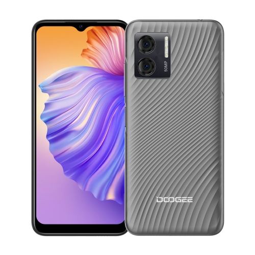 

[HK Warehouse] DOOGEE N50, 8GB+128GB, Dual Back Cameras, Side Fingerprint Identification, 4200mAh Battery, 6.52 inch Android 13.0 Spreadtrum T606 Octa Core up to 1.6GHz, Network: 4G, Dual SIM, OTG(Grey)