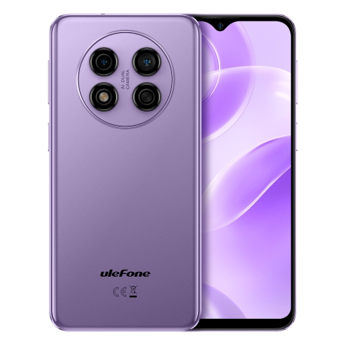 

[HK Warehouse] Ulefone Note 15, 2GB+32GB, Face ID Identification, 6.22 inch Android 12 GO MediaTek MT6580 Quad-core up to 1.3GHz, Network: 3G, Dual SIM(Purple)